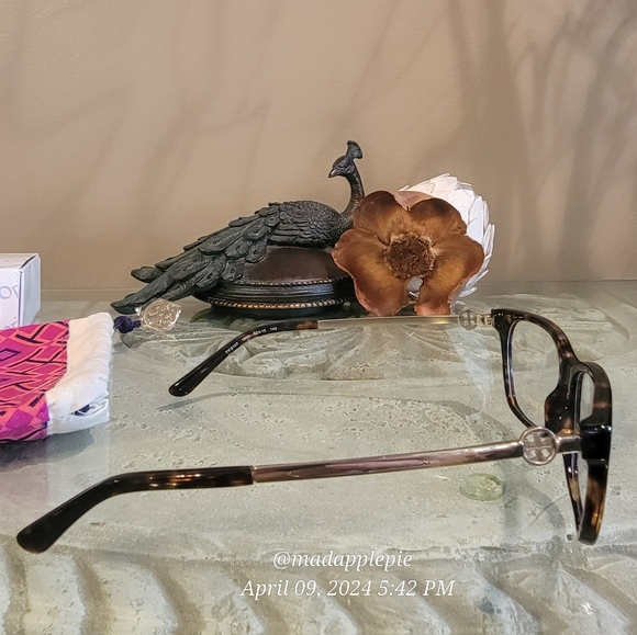 New Tory Burch TY 2107 Dark Tortoise Plastic Square Eyeglasses Designer #62 - Picture 13 of 17
